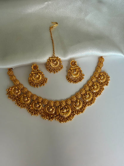 Rani Gold Plated Necklace Set