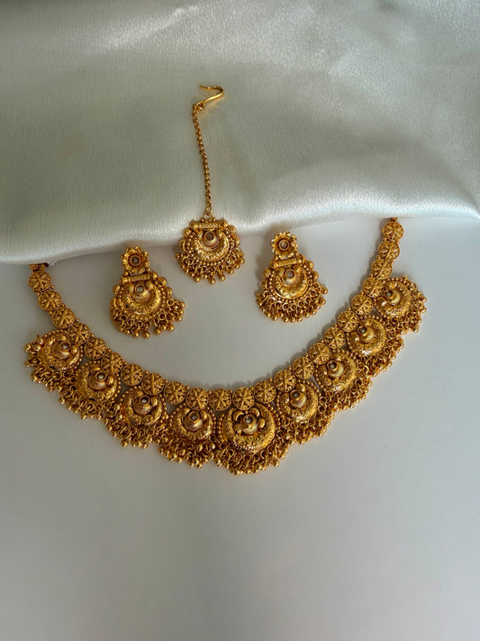 Rani Gold Plated Necklace Set