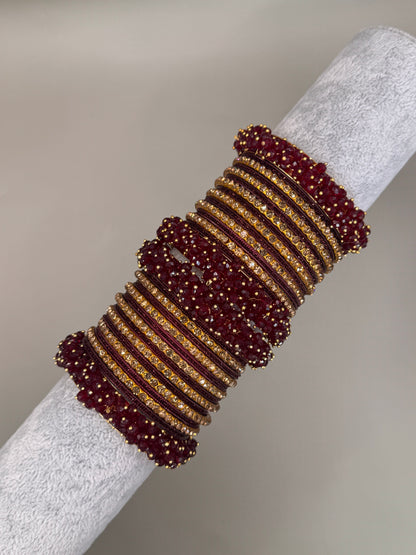 Crystal Bangle Set