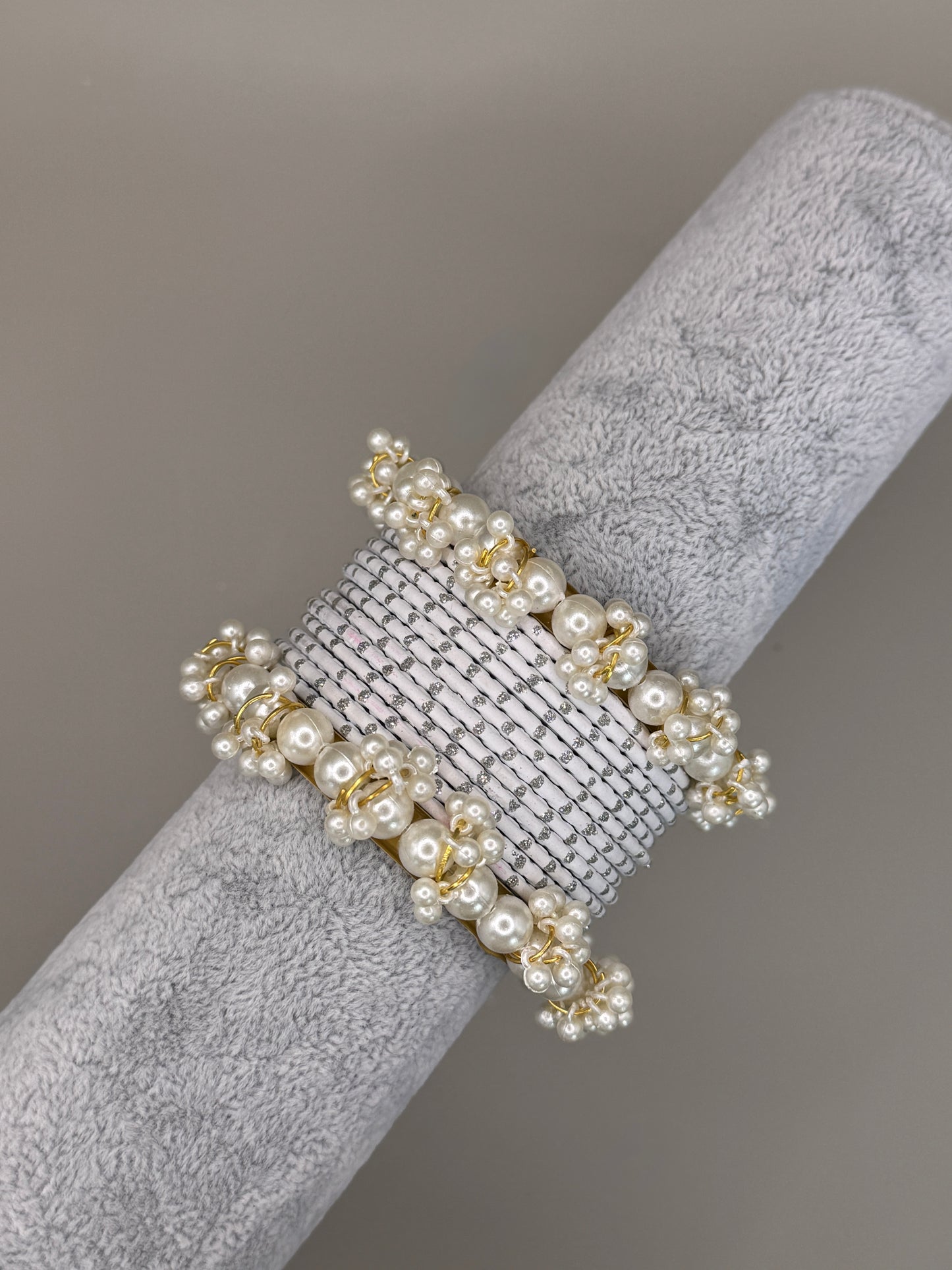 Mini Pearl Bangle Set