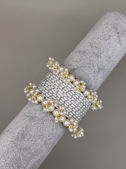 Mini Pearl Bangle Set