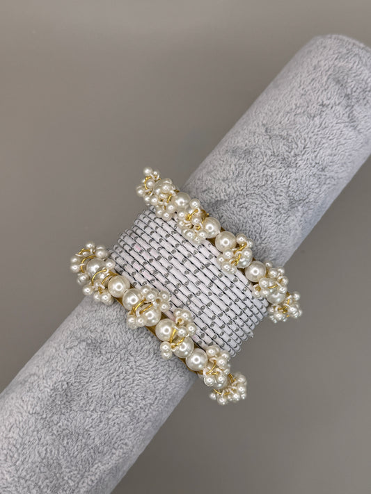 Mini Pearl Bangle Set