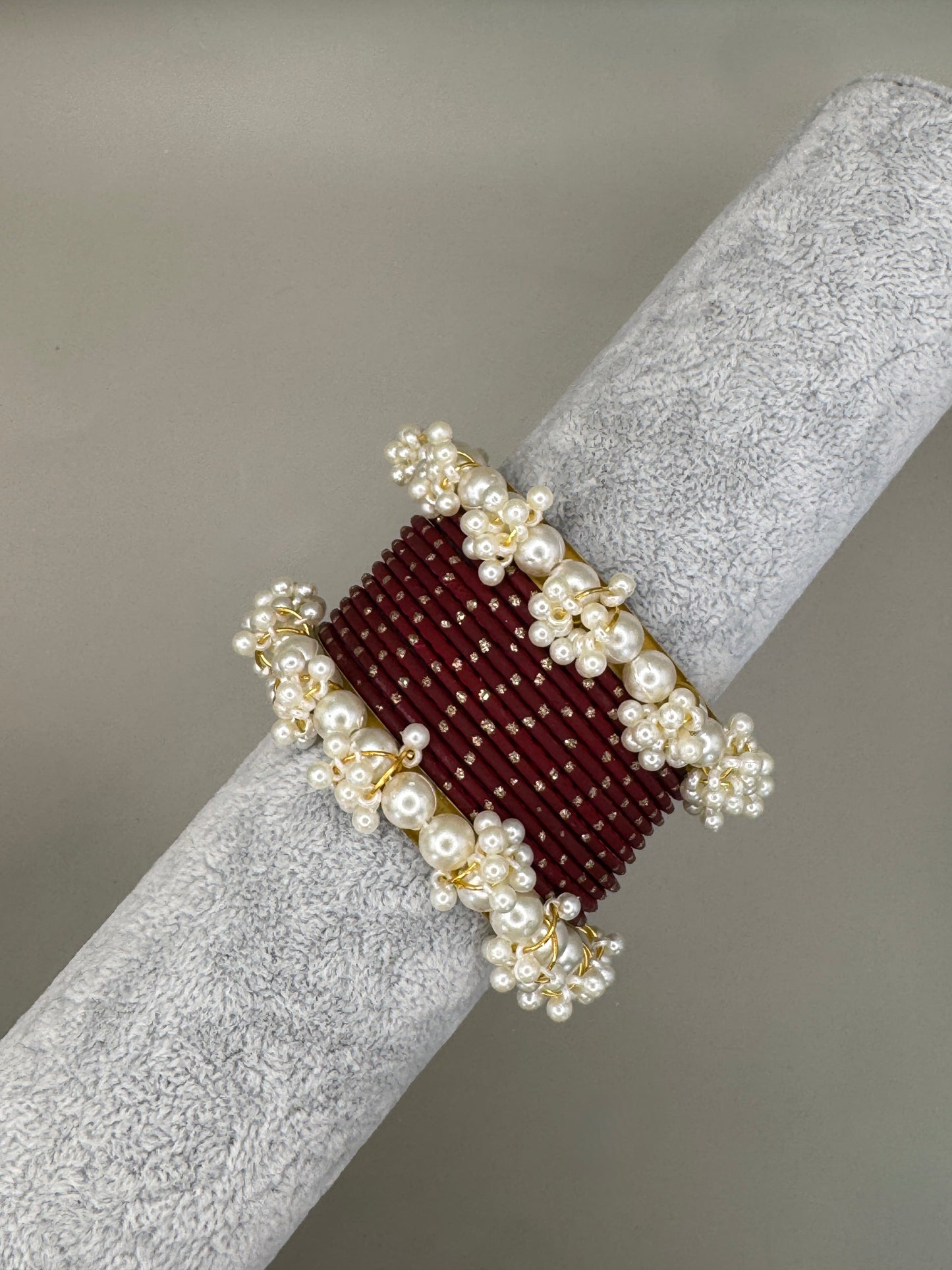 Mini Pearl Bangle Set