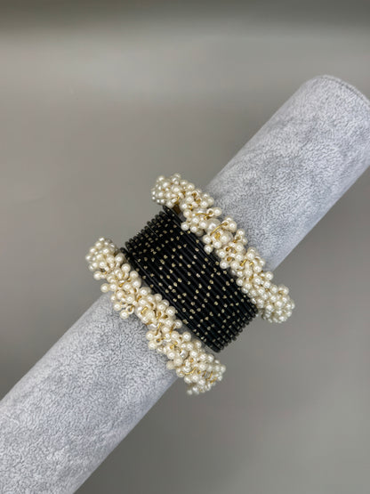 Mini Pearl Bangle Set