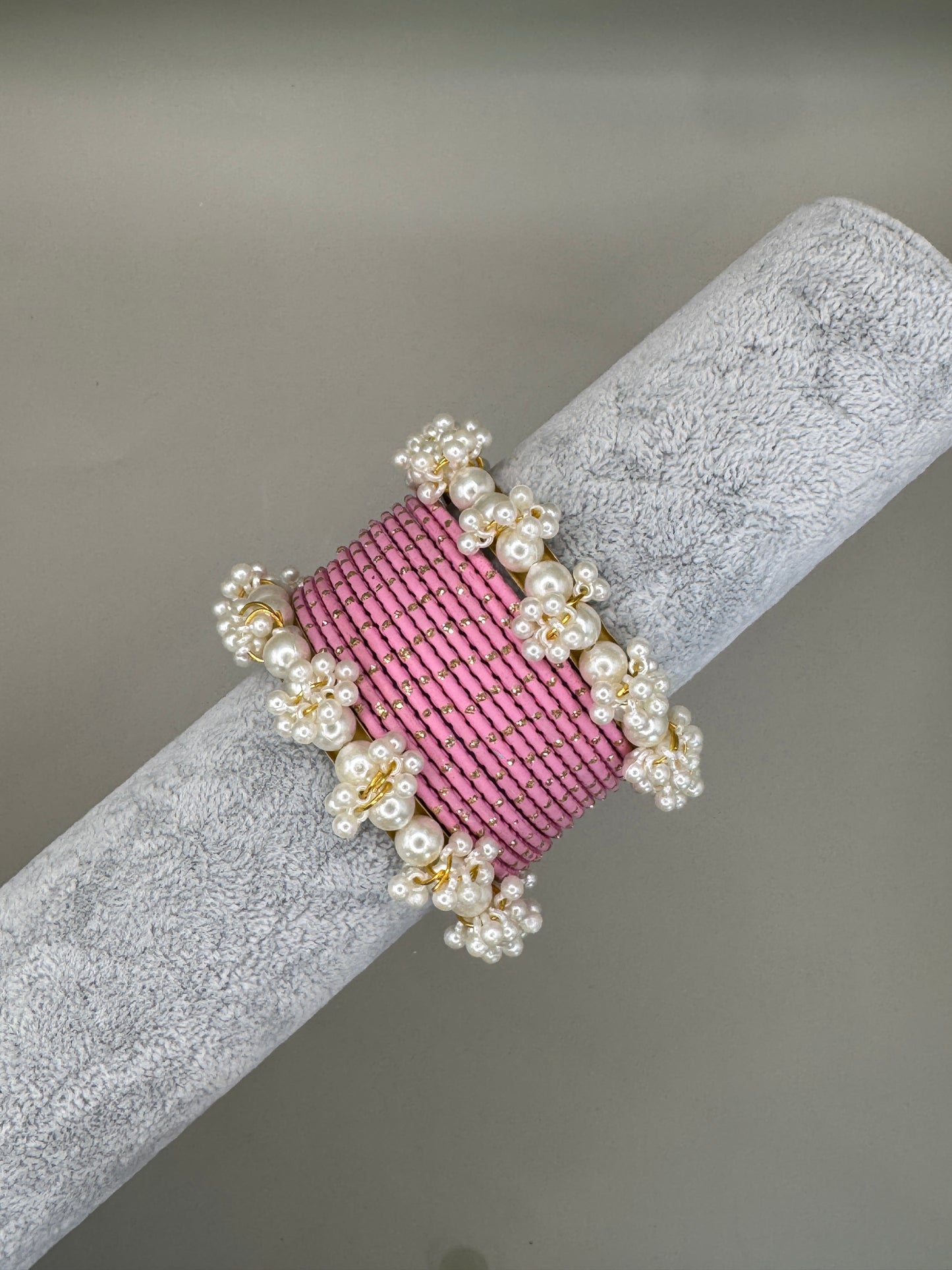Mini Pearl Bangle Set