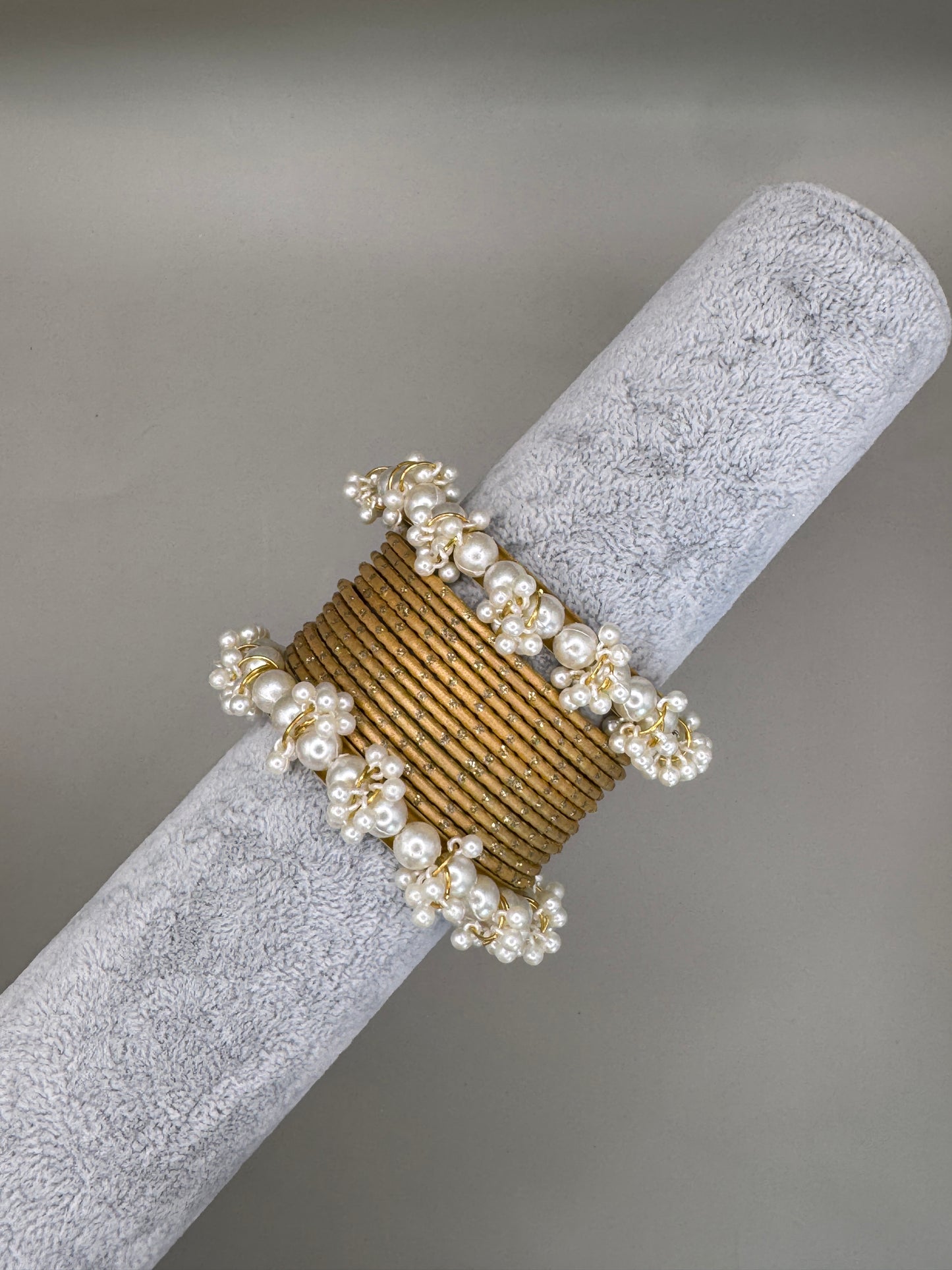 Mini Pearl Bangle Set