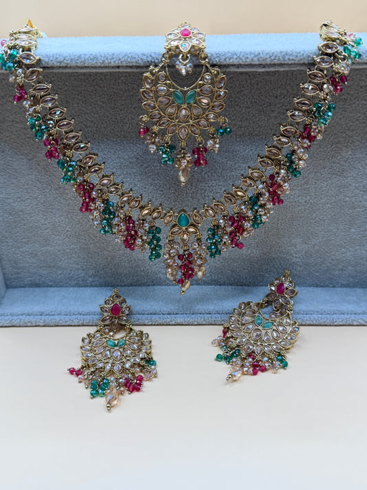 Ira V-Shaped Necklace Set