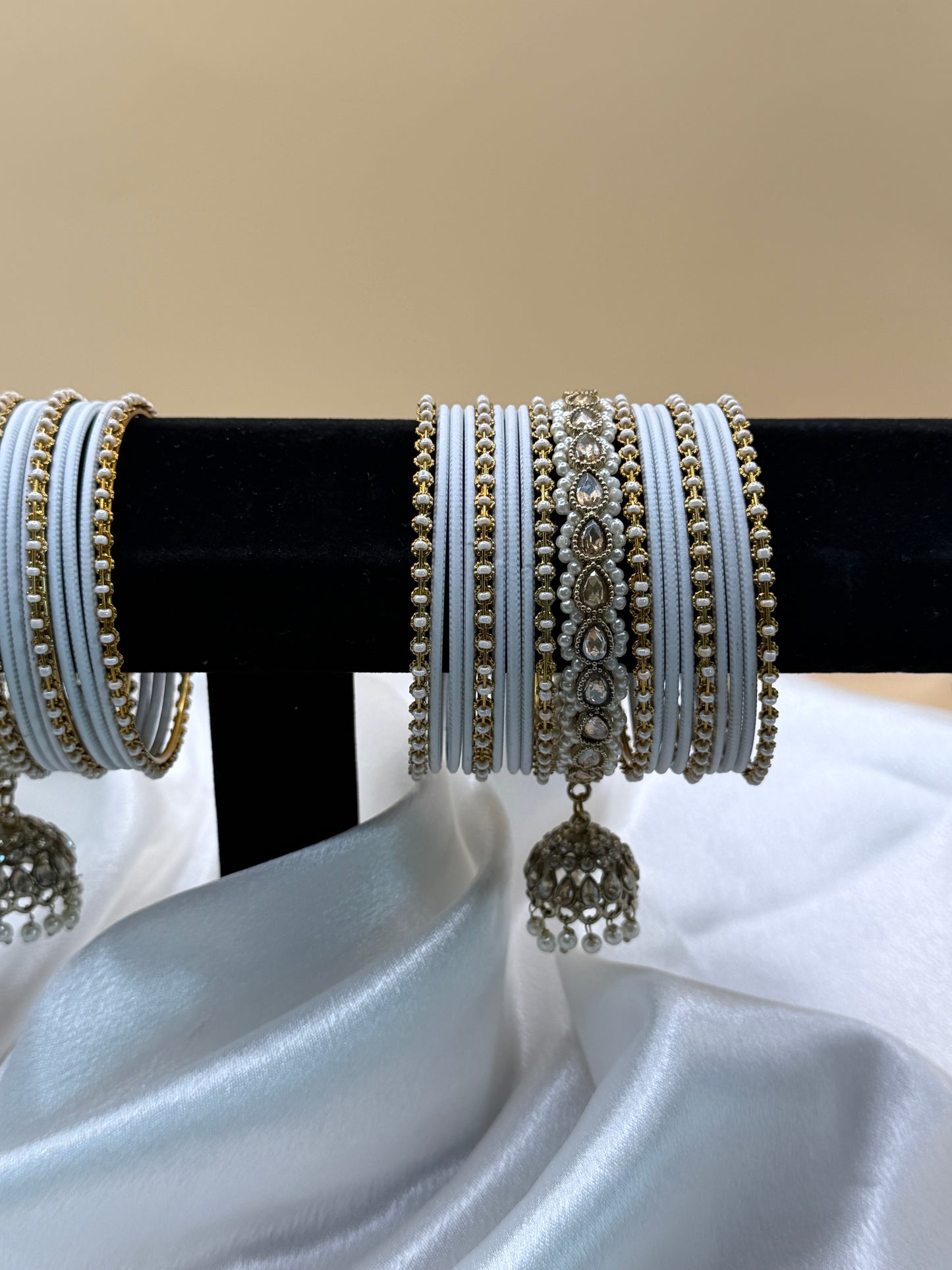 Heera Moti Jhumka Bangle Set